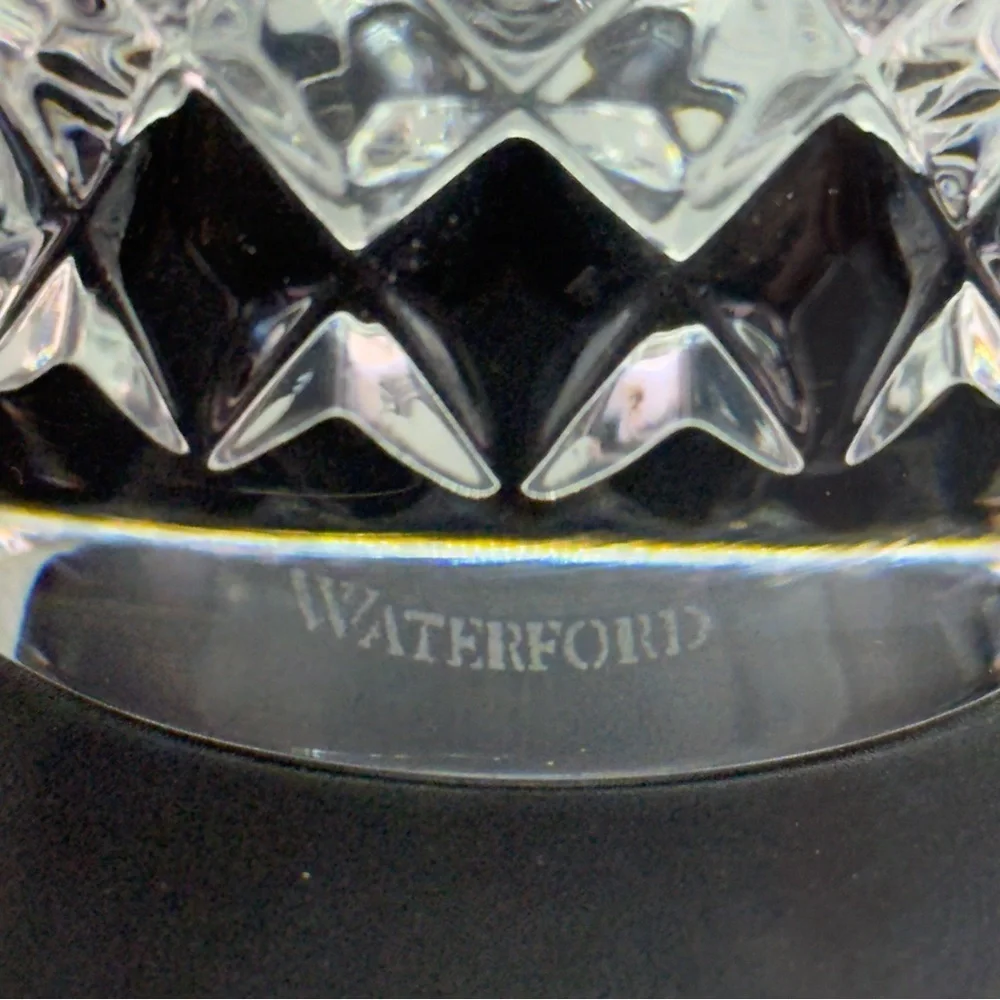 Waterford Crystal 60th Anniversary  Commemorative Lismore Pattern Vase